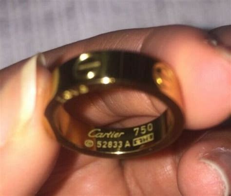 cartier 52833a 750 1to|cartier 750 ring 52833a real or fake.